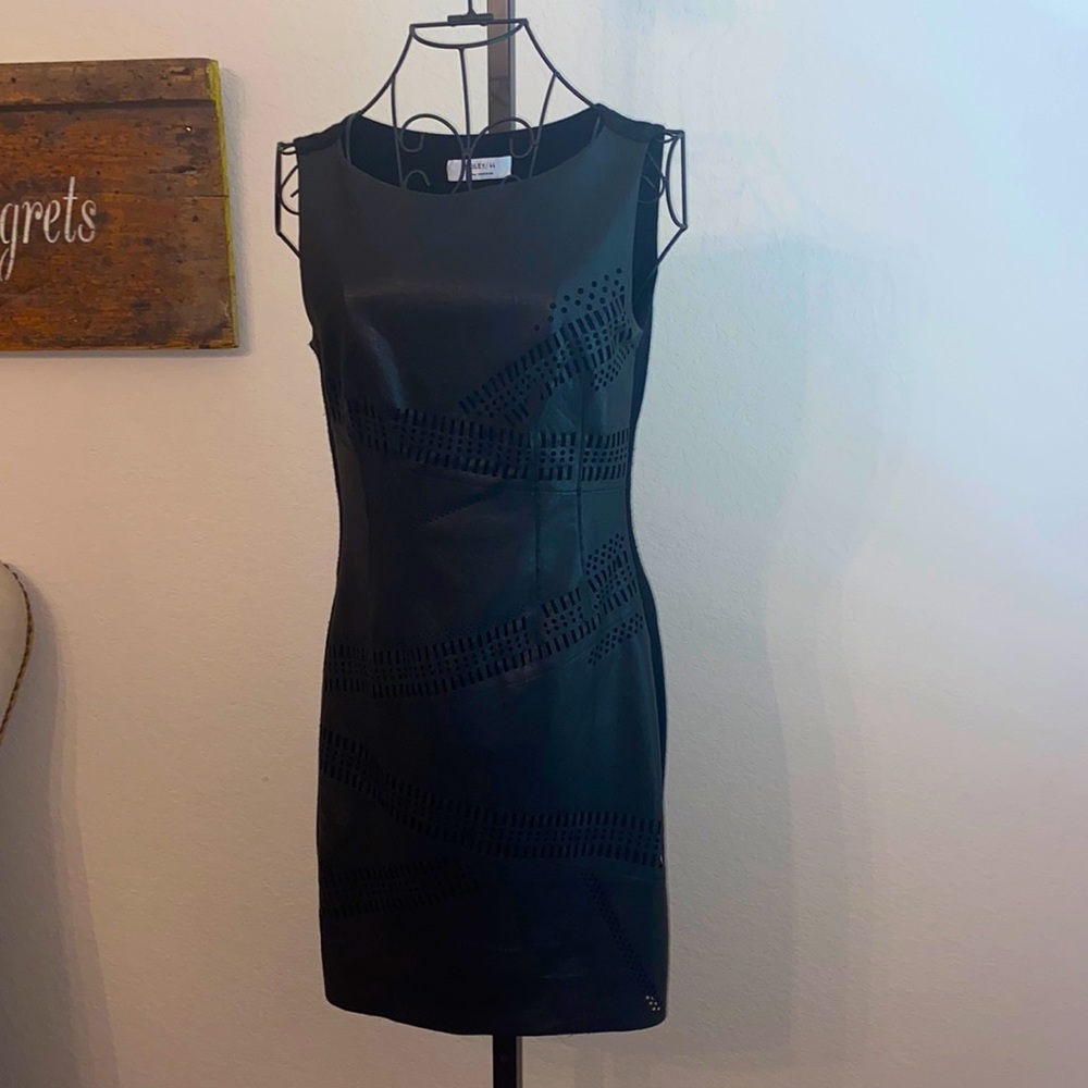 Bailey 44 leather pattern dress